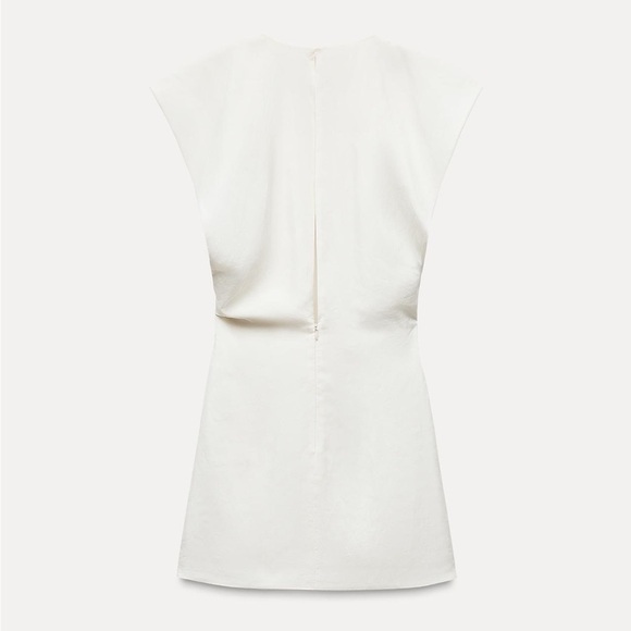 CIRC X ZARA DRAPED MINI DRESS Size M NWT - Picture 6 of 8